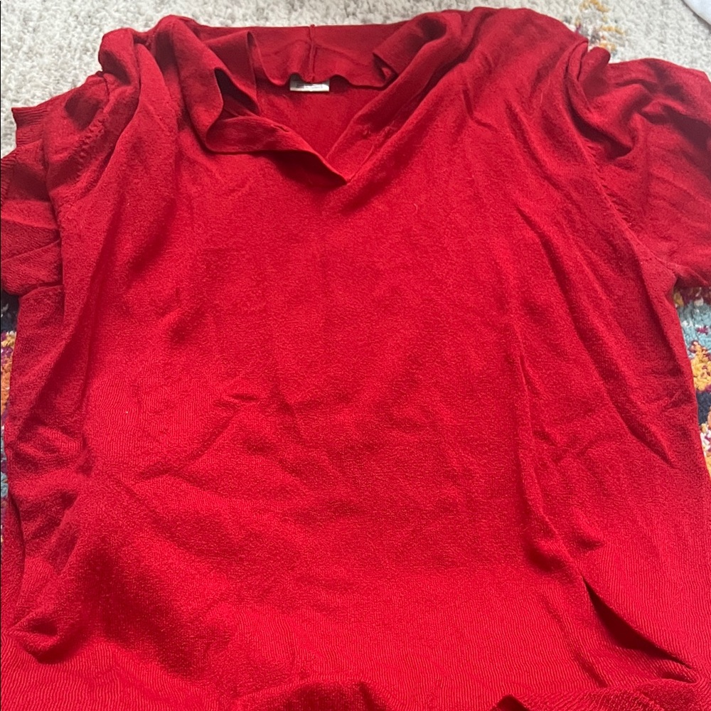 Vibrant Red Women's top